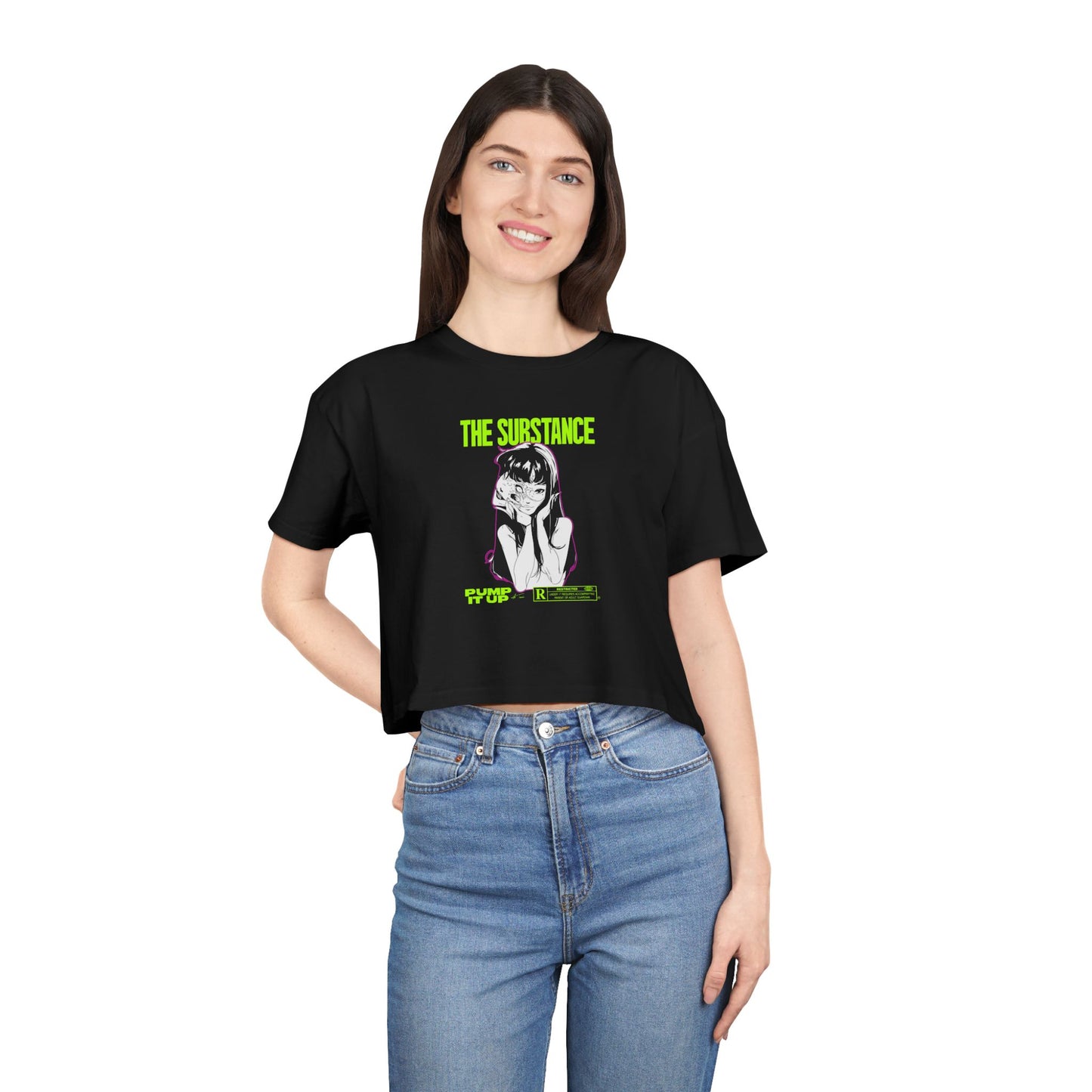 The Substance x Tomie Junji Ito - Women's Crop Tee