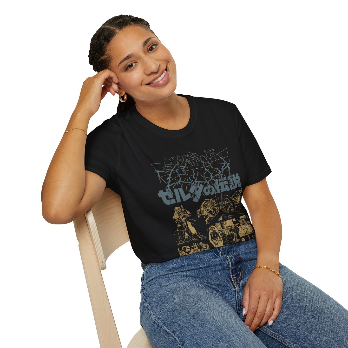 LoZ Dungeon Synth – Limited edition Gold and Silver Variant - Unisex T-Shirt