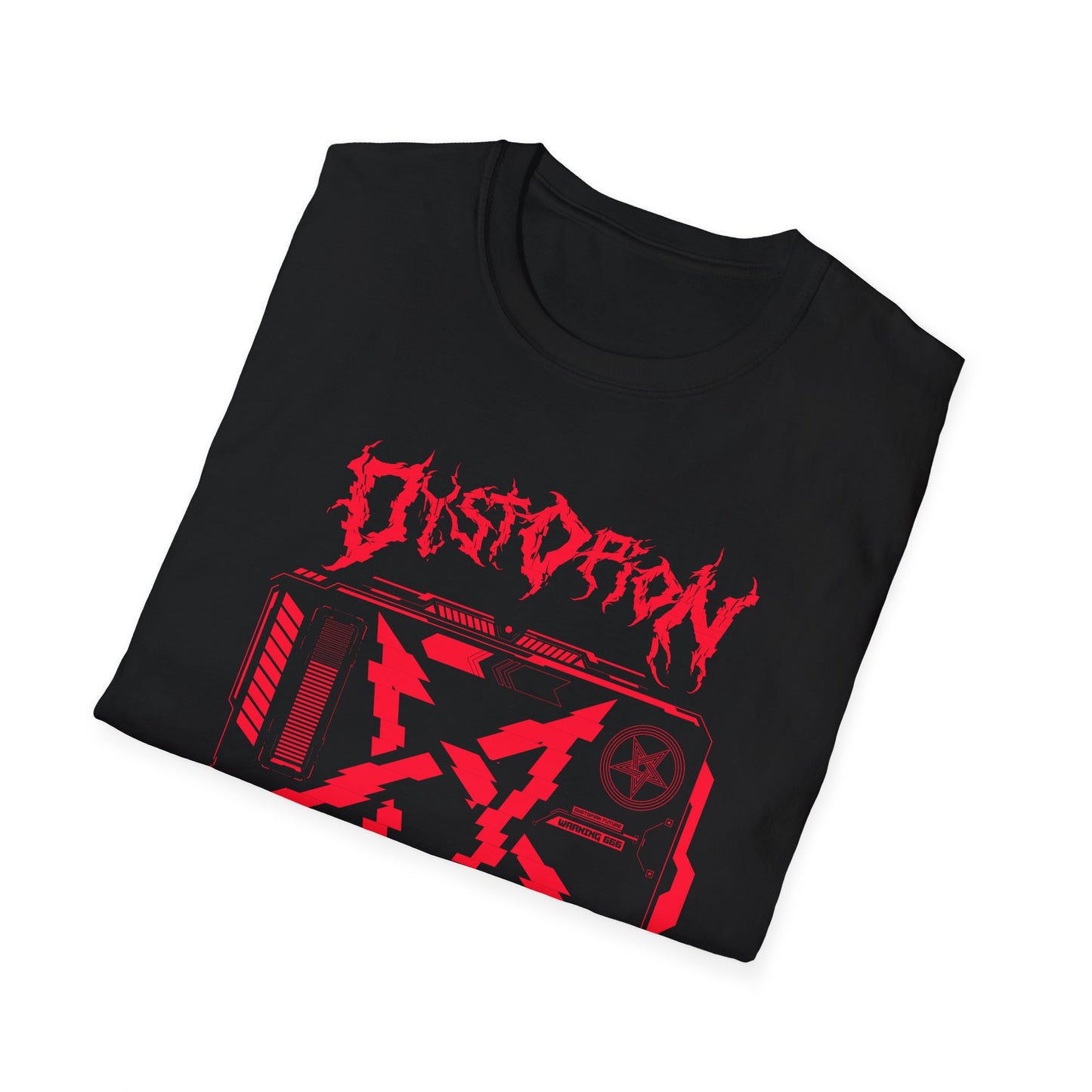 Dystopion - Cyber Glitch Pentagram - Unisex T-Shirt
