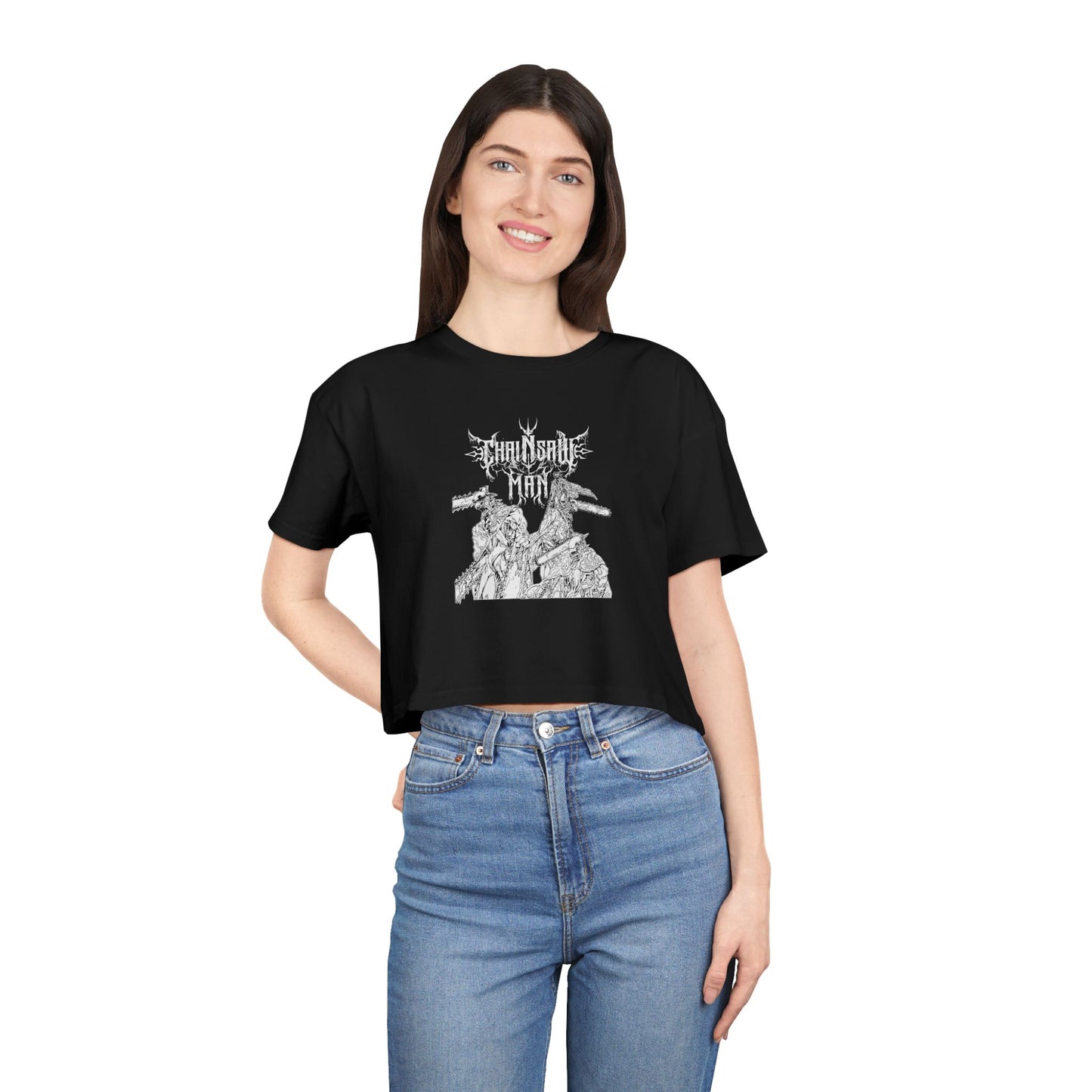 Brutal Chainsaw Man - Women's Crop Tee