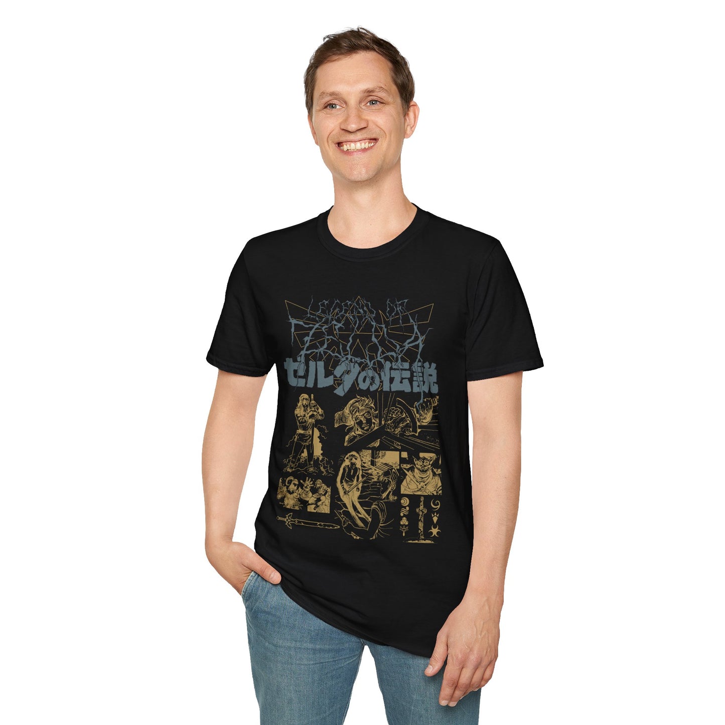 LoZ Dungeon Synth – Limited edition Gold and Silver Variant - Unisex T-Shirt