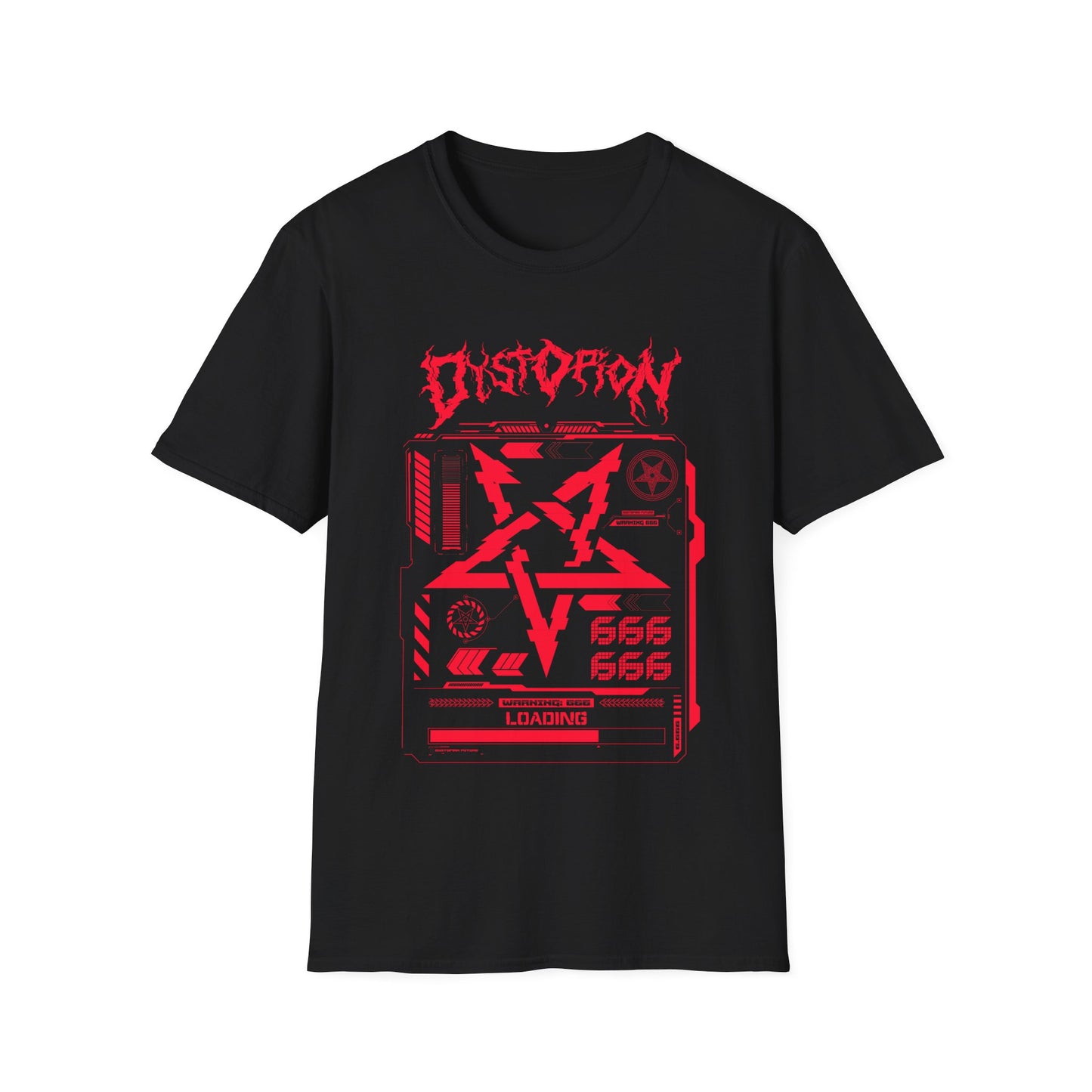 Dystopion - Cyber Glitch Pentagram - Unisex T-Shirt