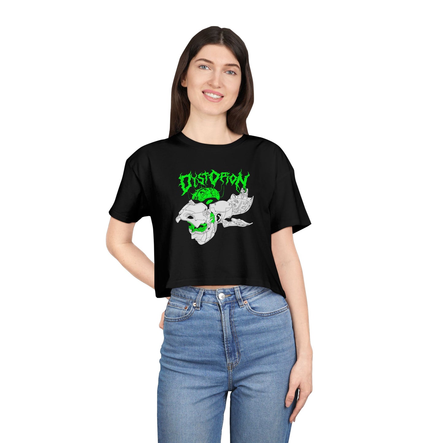 Dystopion - GITS - Women's Crop Tee