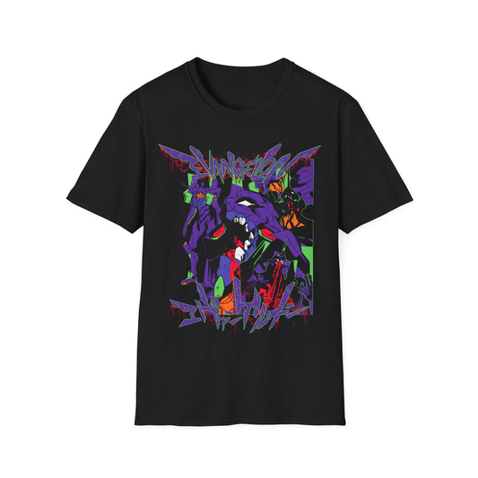 Brutal Neon Genesis Evangelion – Unit 01 COLOUR VERSION - Unisex T-Shirt