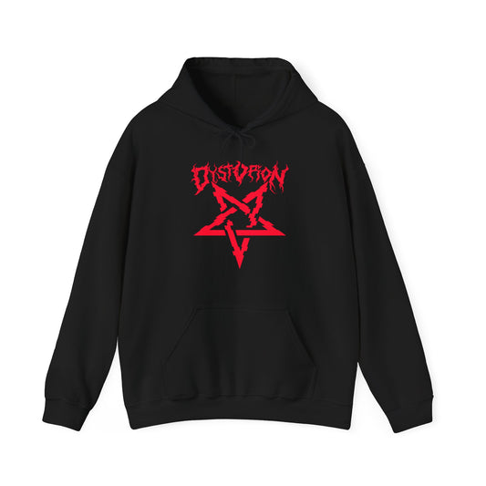 Dystopion - Cyber Glitch Pentagram - Unisex Hoodie