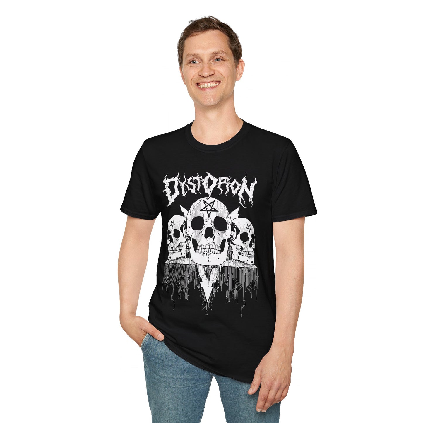 Dystopion - Glitch Skulls - Unisex T-Shirt